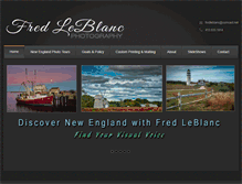 Tablet Screenshot of fredleblancphotography.com